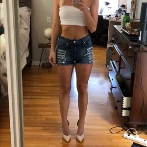 Express jean shorts size 2